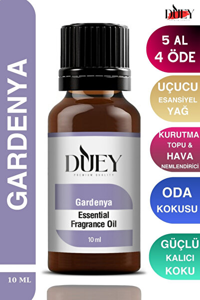 DUEY Gardenya Uçucu Yağ Buhurdanlık Yağı Difüzör Esansı Oda Kokusu Esansı Hav...