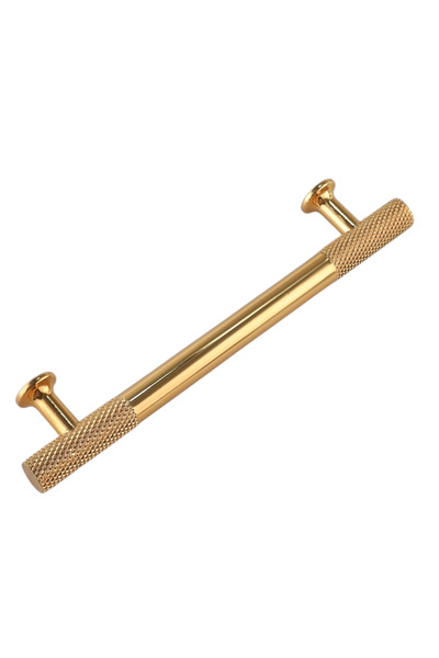 IRK METAL VE HIRDAVAT Golden Yellow t Bar (Serrated Bar) Handle Aluminum Metal.Furniture Kitchen Drawer Door Handle