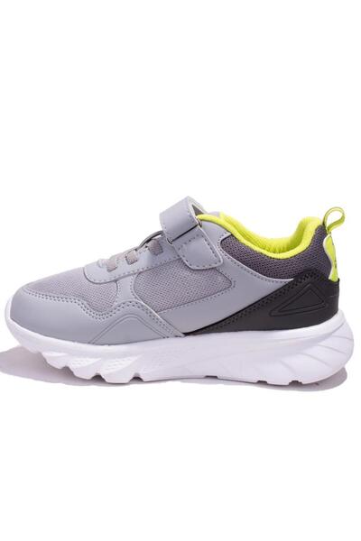 Kinetix Fender3 Gri Yeşil Ortopedik Günlük Erkek Çocuk Spor Ayakkabı