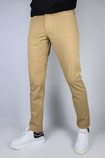 inpool للرجال، 5 جيوب، مقاس قياسي، تشينو، بنطلون