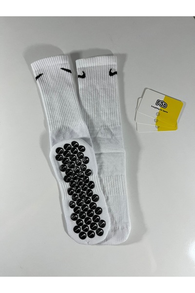 UFKSTORE Неплъзгаща се силиконова хавлиена подметка Безшевни спортни чорапи Match Pro