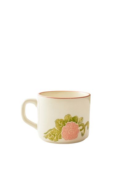 HOMİNG Fior Floral Handmade Ceramic Mug 242147