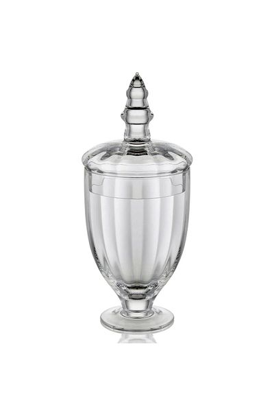 The Mia Footed Glass Storage Container 23 Cm