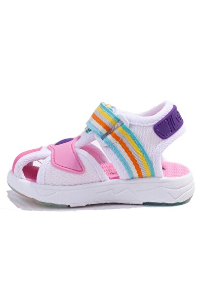 Vicco Flow II 332P24Y202CN - Ορθοπεδικά λευκά ροζ αθλητικά σανδάλια για κορίτσια