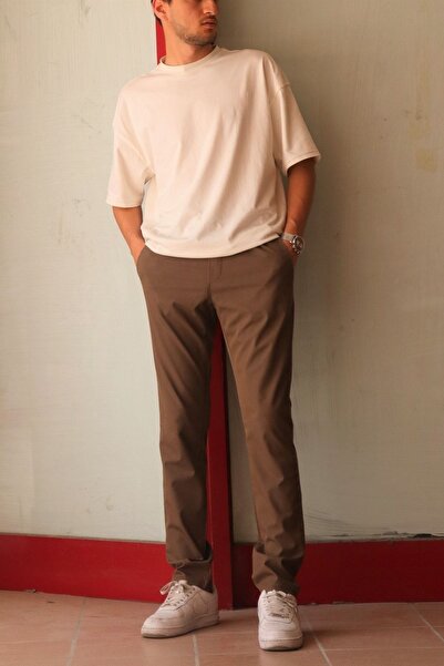 inpool Yazlık Bel Lastikli Sülfür Erkek Pantolon