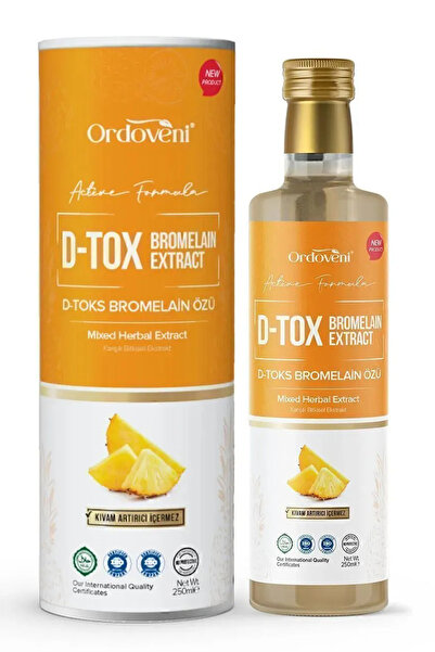 OrdoVeni Bromelain 250ML | Alıç, Çiçek Balı, Biberiye ve Kekik ile Zenginleştirilmiş Doğal Formül