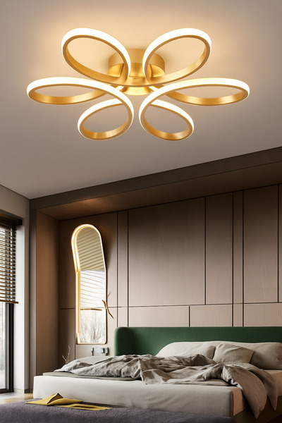 Lambadar Papatya Model Plafonyer Modern Led Beyaz Işık Ultra Power Led Avize Salon Mutfak Oda Hol Ledli Avize