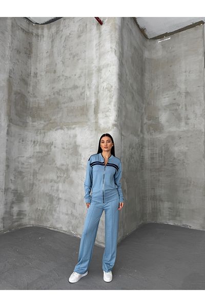 Bubble Women's Modal Fabric Long Sleeve Zippered Double Tracksuit Set