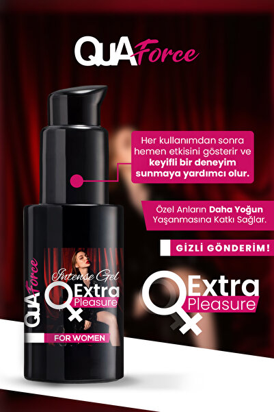 QUAforce Uzun Deneyim Sprey Erkek Ve Kadın Uyarıcı Jel