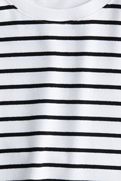 H&M Kısa Kollu Jarse Elbise