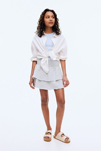 H&M Katlanır Belli Katlı Etek