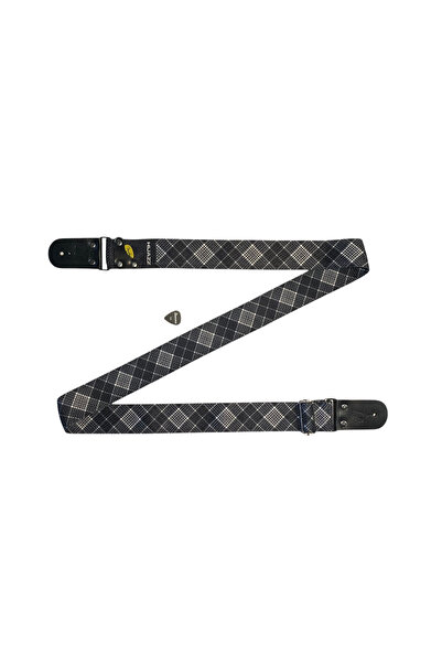 hijazz Hakiki Deri Uçlu Gitar Askısı (pena hediye)