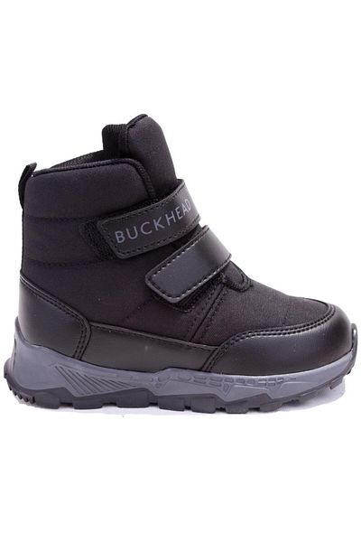 BUCKHEAD 4183 Black Snowshell Orthopedic Daily Boy Boots