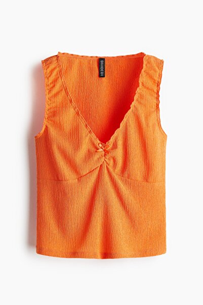 H&M Kolsuz Krinkle Jarse Üst