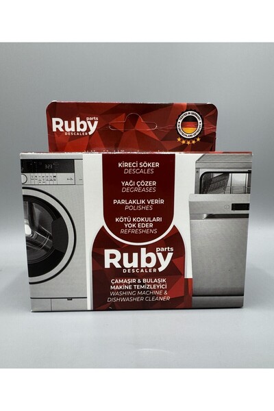 Ruby Çamaşır ve Bulaşık Makinası Temizleyici 6 Paket