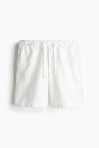 H&M Keten Karışımlı Şort Relaxed Fit