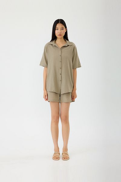 SEVİLEN Summer Linen Shorts