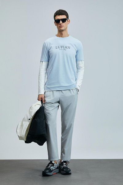 Lufian Primul pantalon de trening pentru bărbați Stone