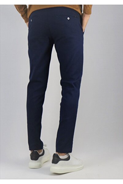 inpool Чоловічі зимові штани Indigo з поясом і детальною етикеткою