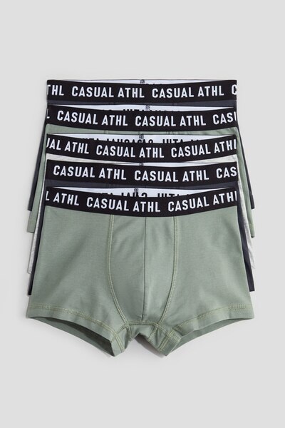 H&M 5'li Kısa Boxer Şort
