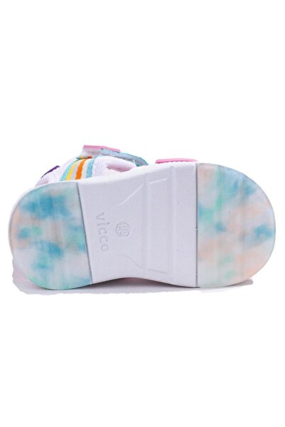 Vicco Flow II 332P24Y202CN - Ορθοπεδικά λευκά ροζ αθλητικά σανδάλια για κορίτσια