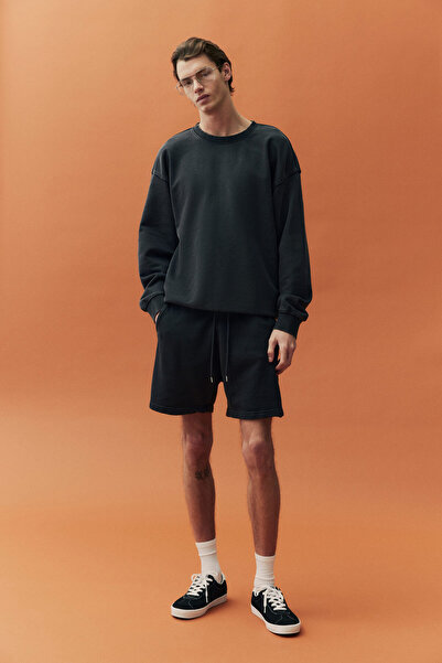 H&M Sweatshirt Şort Regular Fit