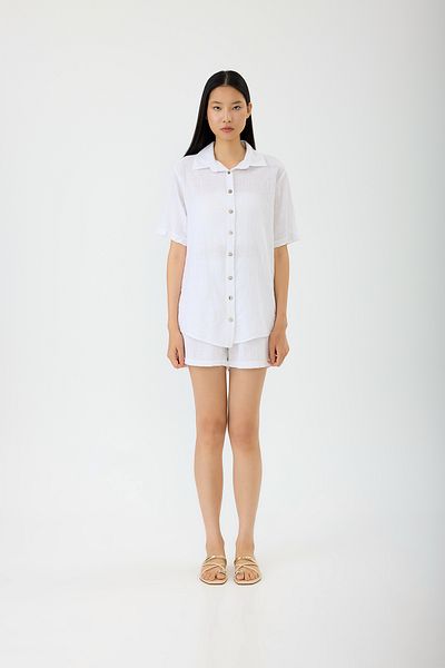 SEVİLEN Summer Linen Shorts