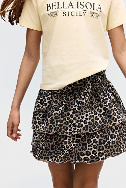 H&M Katlanır Belli Katlı Etek