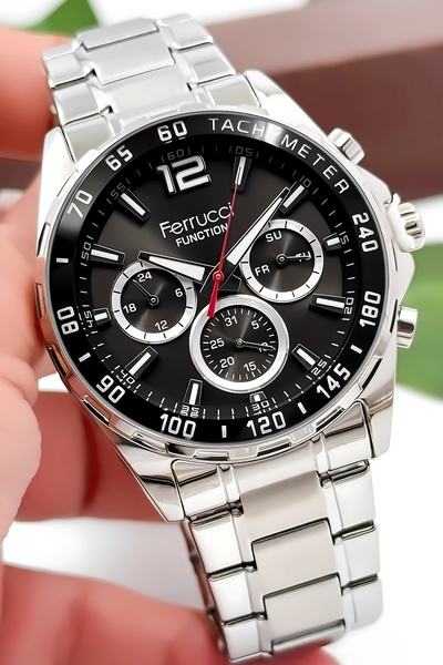 Ferrucci Function Erkek Kol Saati Çelik Kordon Çelik Kasa 3 ATM Suya Dayanıklılık zmfer047