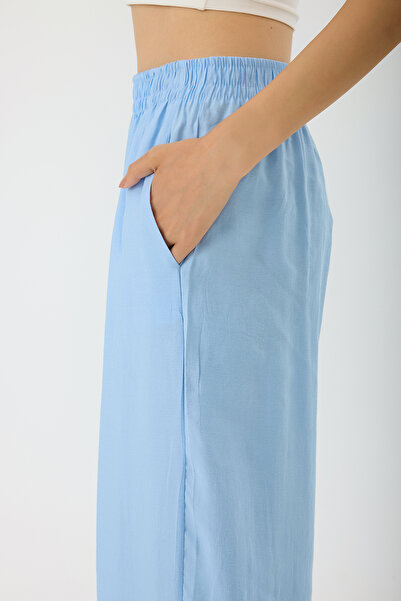 SEVİLEN Wide Leg Modal Trousers