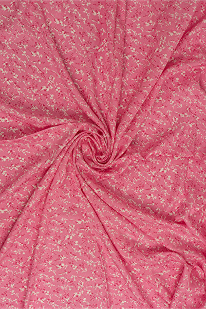 podyum moda Çiçek Desenli %100 Viskon Kumaş – Çiçekli Elbiselik, Tuniklik, Pa...