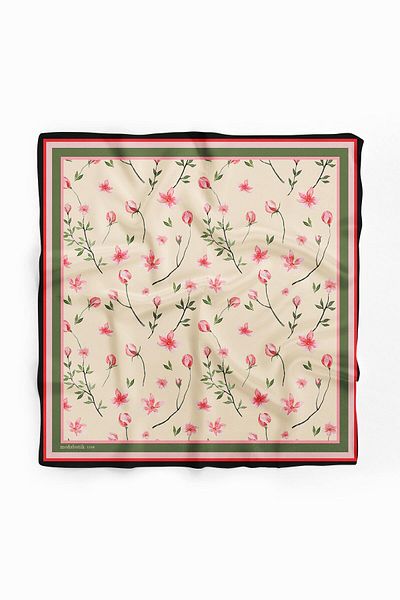 Modabutik H31 Crispy Floral Bandana Dg12105
