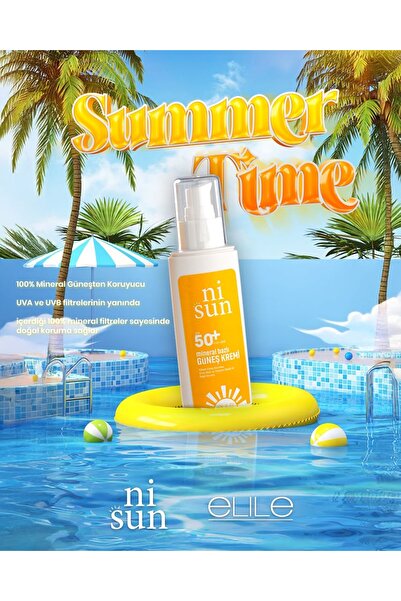 Elile Nisun Mineral Güneş Kremi / Spf 50 / Uva & Uvb // 100 ml