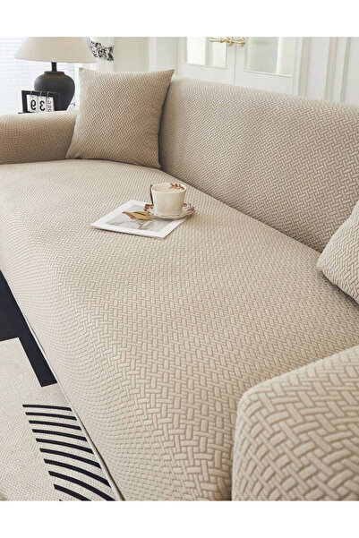 sabirehome غطاء مقعد من الليكرا المطاطي المرن القابل للغسل لثلاثة أشخاص (1 قطعة)