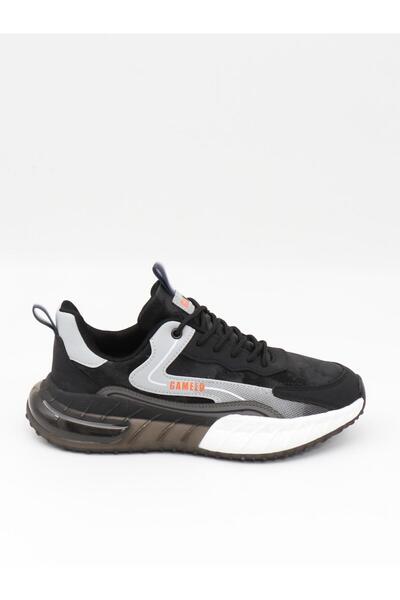 GAMELU Довгі чорні модні кросівки для чоловіків