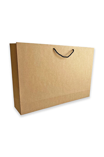 ABB Matbaa 10 Adet Kraft Karton İpli Çanta (55x37x12)