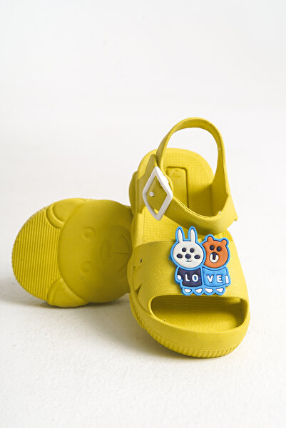 buğrahayalin Ortopedik, Kaydırmaz Tabanlı, Sevimli Hayvan Figürlü, Hafif ve Rahat Çocuk Günlük Sandalet Terlik