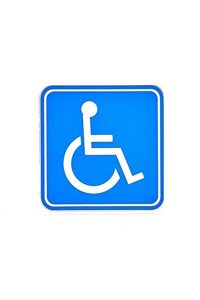BsElektronik Disabled Vehicle Sticker - Measures 10.5X10.5 (2 Pcs) External S...