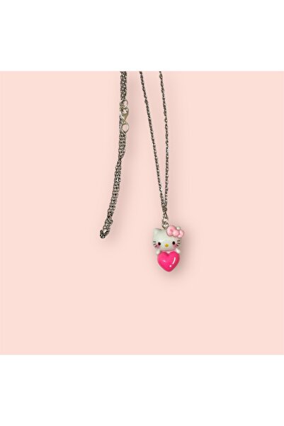 Hello Kitty Çelik Kararmaz Kolye