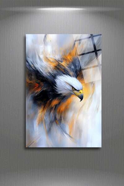 HMDS CONCEPT Tablou cu vultur, tablou din sticlă rezistentă la spargere 308