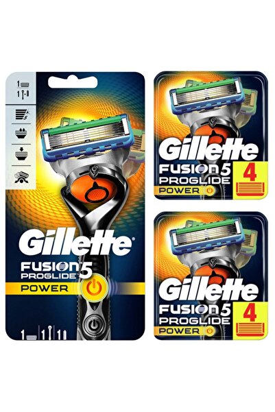 Gillette Fusion Proglide Flexball Power Tıraş Makinesi 1up + 8 Yedek Başlık