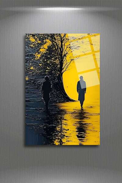 HMDS CONCEPT Două oameni, două căi, pictură pe sticlă rezistentă la spargere 310
