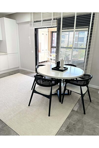 akbel halı & yatak exclusive home design Havana 8595 Ekru - Polyester Dokuma ...