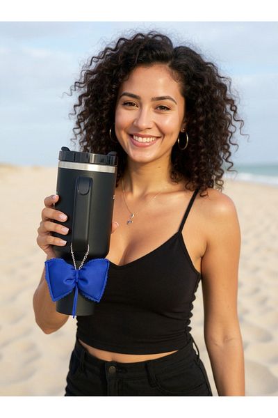 JACA Thermos Charm/ Tumbler Charm/ Bow Bag Ornament/ Thermos Ornament/ Thermos Accessory