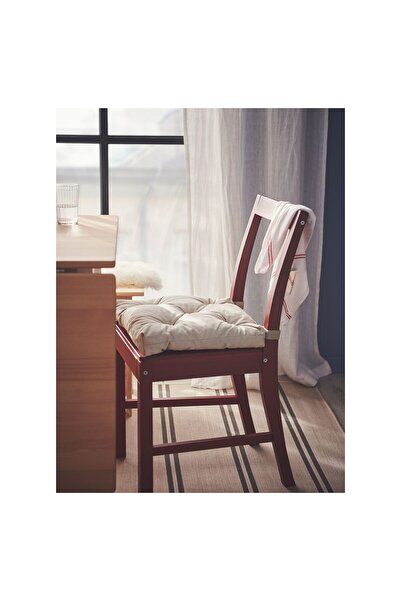 IKEA Perna pentru scaun Malında, Ecru, 40/35x38x7 Cm