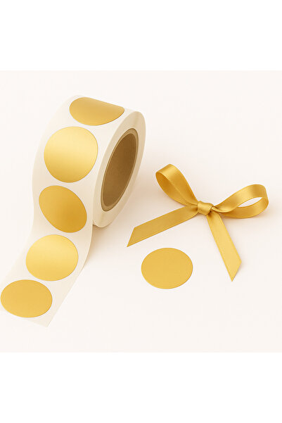 repro design Gold 3 cm Yapışkanlı Nokta Etiket 20 Adet