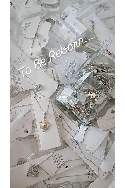 NKIE JEWELS Gümüş Renk Çelik Kolye – Gizemli Takı Kavonozu – Zirkon Detaylı, ...