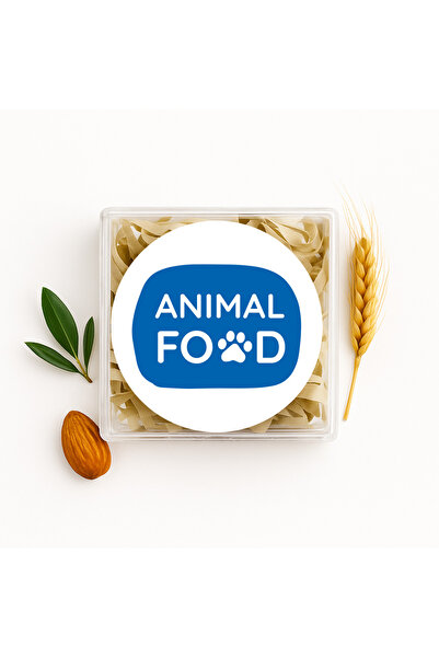 repro design Autocolant rotund pentru alimente pentru animale de 4 cm – Set d...