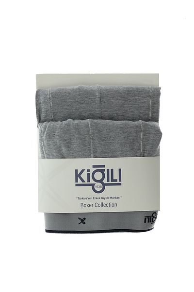 Kiğılı Set of 2 Plus Size Single Jersey Cotton Boxers