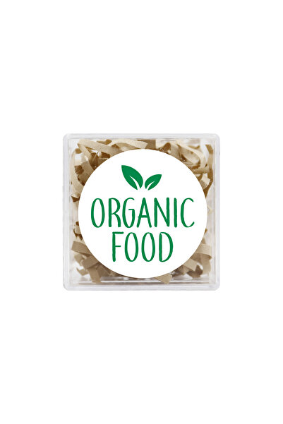 repro design 4 cm Round Organic Food Label – Set of 24 |   Organic Product Sticker Label